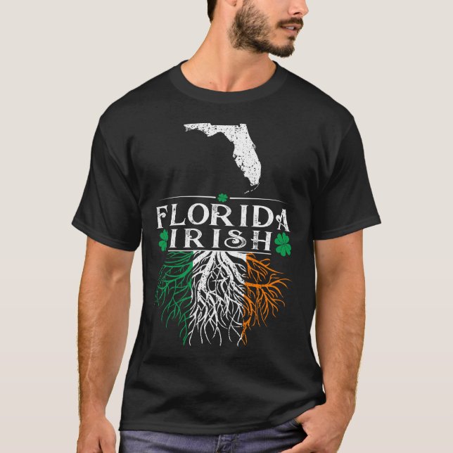 T-shirt Floride State Irish Jour de l'Saint Patrick Gift (Devant)