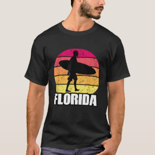 T-shirt Floride Surfing T Shirt Floride Surfer Surf Tee