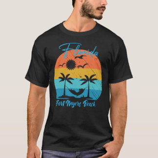 T-shirt Floride Vacances Floride Fort Myers Beach Famille