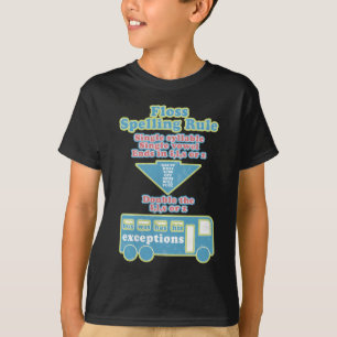 T-shirt Floss Rule Phonics Apprentissage Anglais