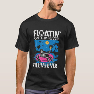 T-shirt Flottation Drôle Sur La Rivière Tubing Float Tri