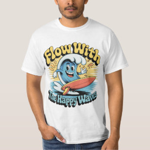 T-shirt Flotter avec le Tee-shirt de surf pour hommes Happ