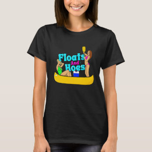 T-shirt Flottes et Hoes Canoe River Trip Float Day Lake