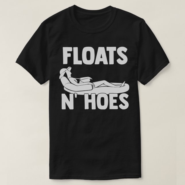T-shirt Flottes Et Hottes Flotter Traversée Tubing River C (Design devant)