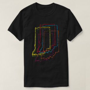 T-shirt flou de fierté indiana