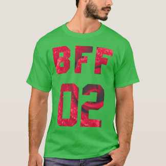 T-shirt Flower Best Friends pour 3 BFF drôle