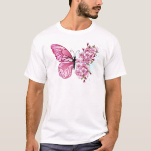 T-shirt Flower Butterfly