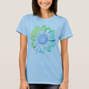T-shirt Flower Faded Style vintage