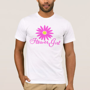 T-shirt Flower Girl Daisy/ Rose