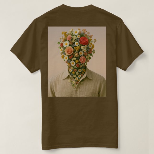 T-shirt Flower Head  (Design Back)