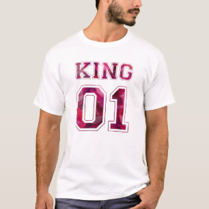 T-shirt Flower King et Queen Couple 01