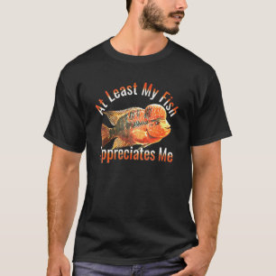 T-shirt Flowerhorn Cichlid Apprécie Moi Aquarium Poisson