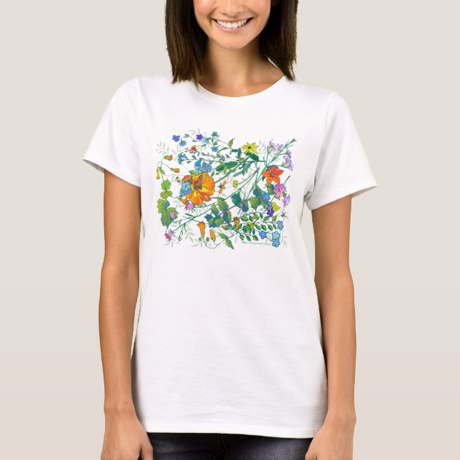 T-shirt 'FlowerMania' II (Devant)
