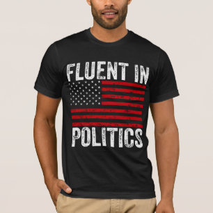 T-shirt Fluent en politique