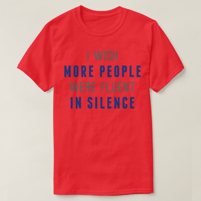 T-shirt Fluent En Silence (Design devant)