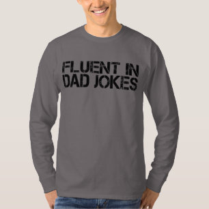 T-shirt Fluent In Papa plaisante Funny Fête des Pères