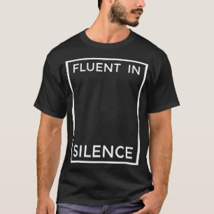 T-shirt Fluent INFJ en Silence I Introvert Shy Quiet Cadea