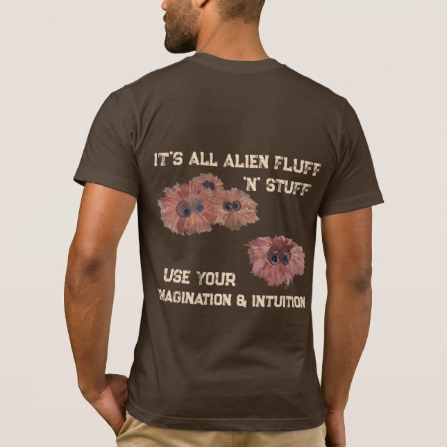 T-Shirt Fluff n Stuff Alien (Dos)