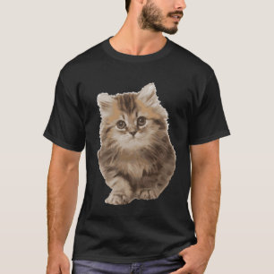 T-shirt Fluffy Cute Kitten jolie journée internationale du