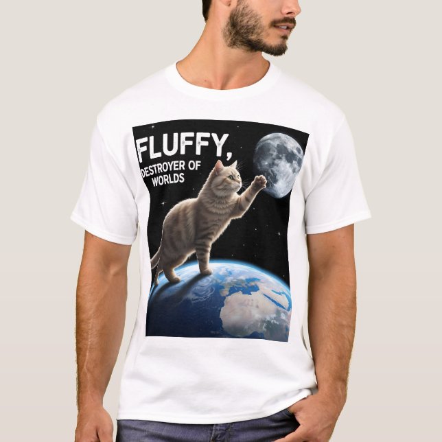 T-shirt Fluffy, Destroyer of Worlds (Devant)