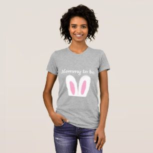 T-shirt Fluffy levrette baby shower maman pour être
