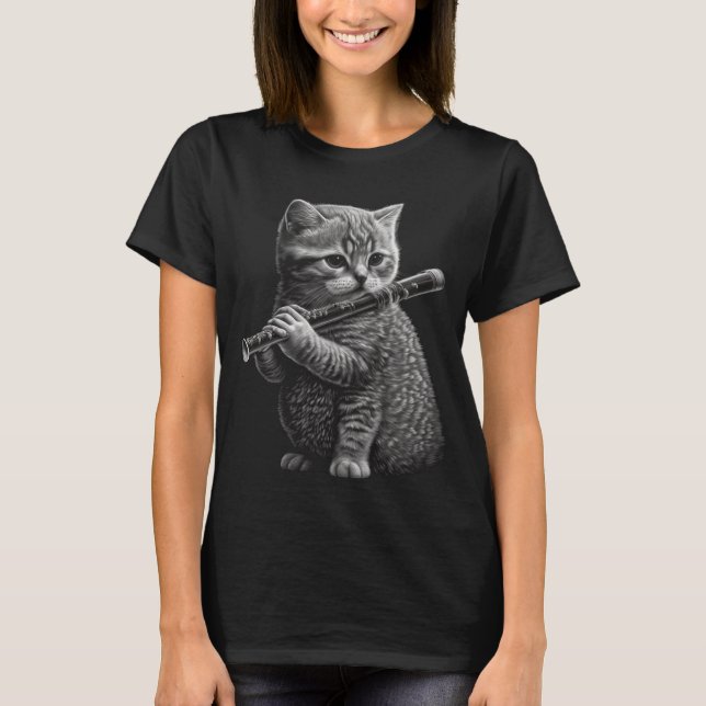 T-shirt Fluide Chat (Devant)