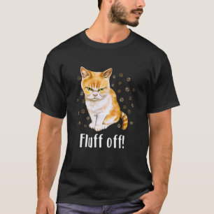 T-shirt Fluide en colère des hommes hors chat