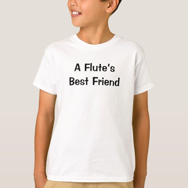 T-shirt Flute Best Friend Music Dit (Devant)