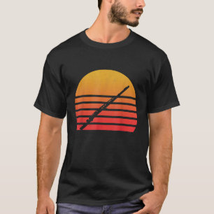 T-shirt Flûte de coucher de soleil vintage