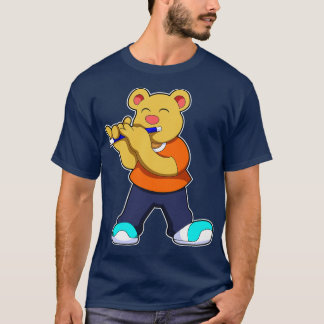 T-shirt Flûte de musique d'ours