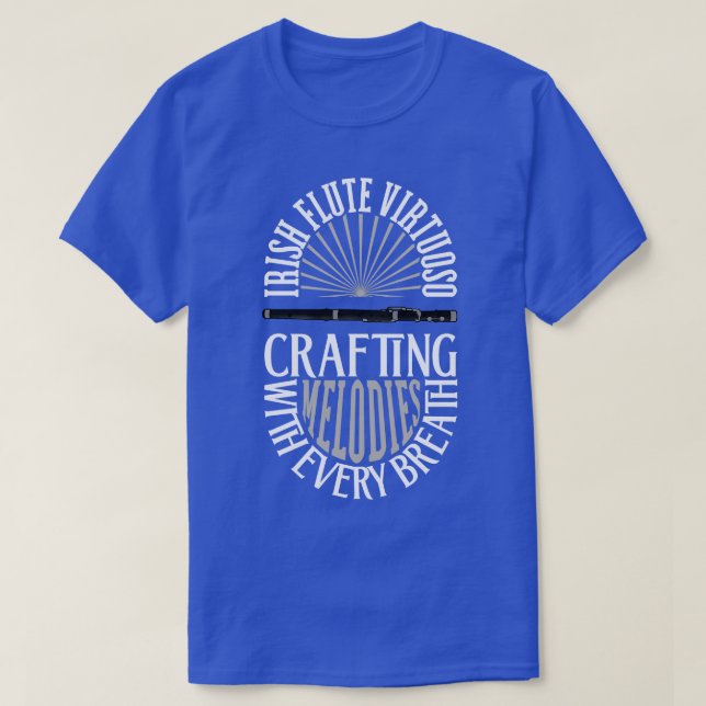 T-shirt Flûte irlandaise Flute Virtuoso (Design devant)