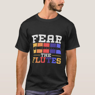 T-shirt Flûte Player Flutist Flutist Musicien Musicien Ins