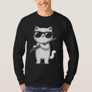 T-shirt Flûte Player Flutist Musicien Woodwind Musician In