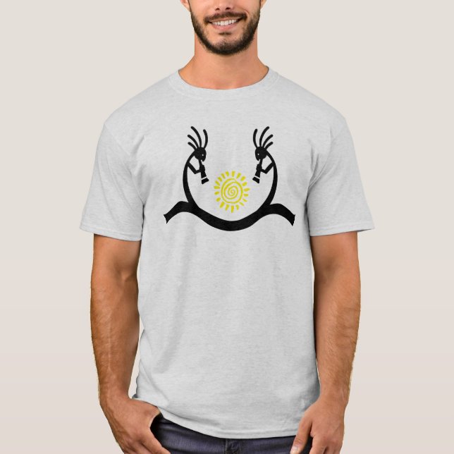 T-shirt Flûte Sud-Ouest Sun Kokopelli (Devant)