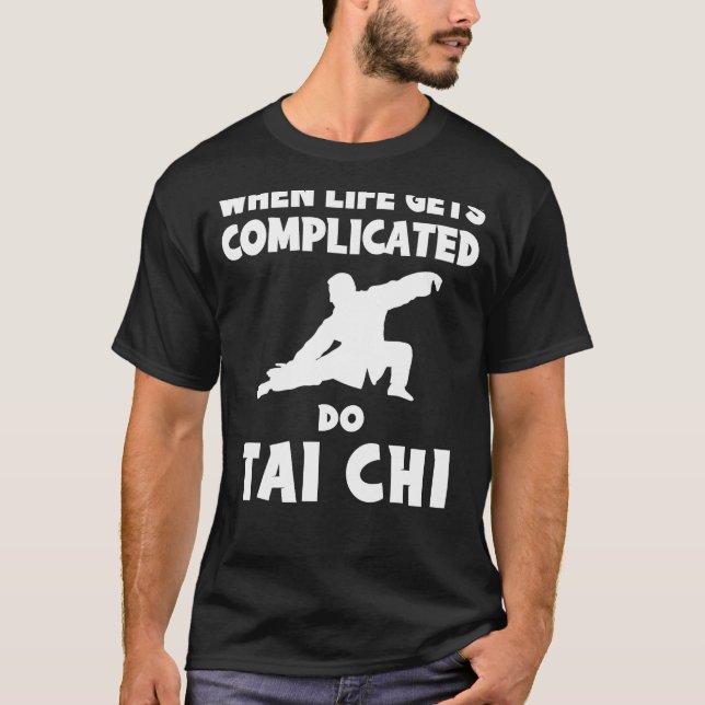 T-shirt Flux avec Humour : Quand la vie devient compliquée (Devant)