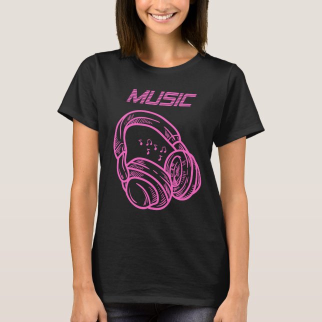 T-shirt Flux Avec Musique (Devant)