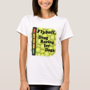 T-shirt Flyball est entrave emballant pour des chiens !