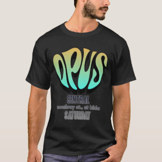 T-shirt Flyer du logo de la boîte de nuit OPUS vintage Mel