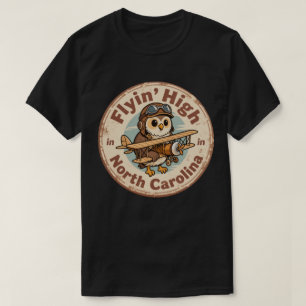 T-shirt Flyin’ High_ North Carolina Aviation-Theme Artwor