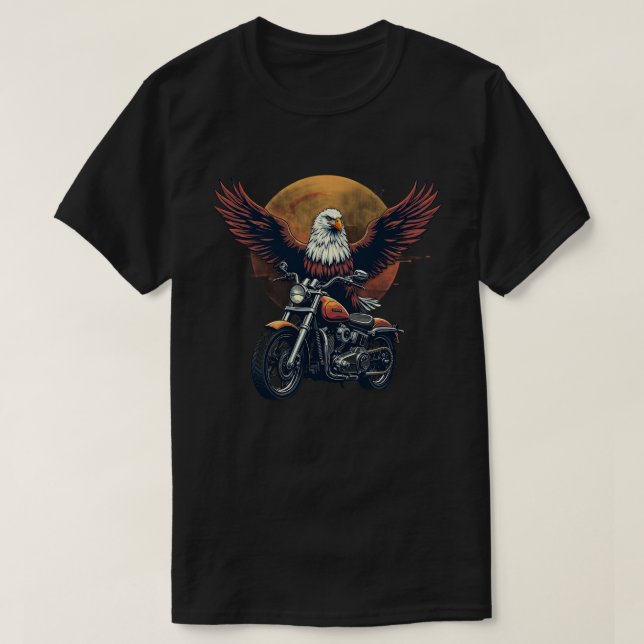 T-shirt Flying High Biker Shirt (Design devant)