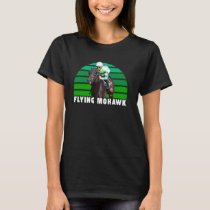 T-shirt Flying Mohawk, Courses de chevaux, Del Mar, Santa 