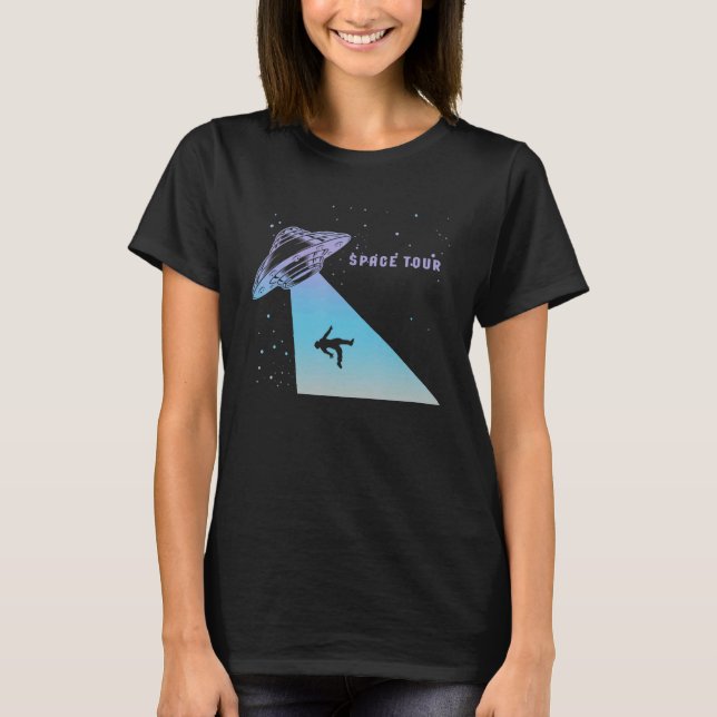 T-shirt Flying Saucer UFO Astronauts are Aliens 13 (Devant)