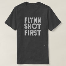 Flynn a tiré d'abord - le blanc