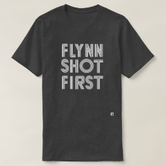 T-shirt Flynn a tiré d'abord - le blanc