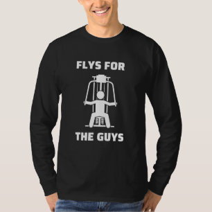 T-shirt Flys Pour Les Gars Pec Deck Chest Flys Gym Dit