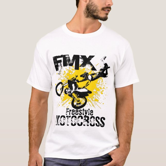 T-shirt FMX Motocross freestyle (Devant)