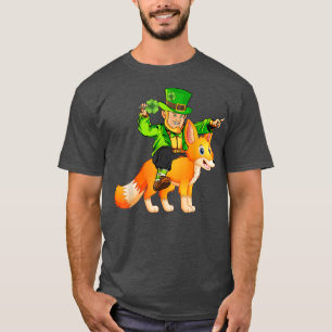 T-shirt Fo Lover Leprechaun équitation De Jour de la Saint