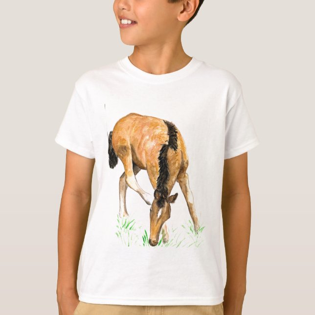 T-shirt 'Foal' Girls (Devant)