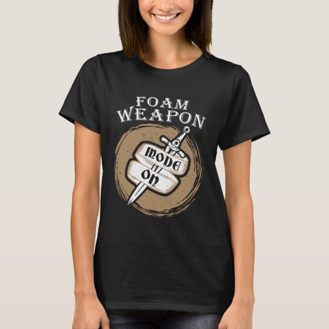 T-shirt Foam Weapon Mode On Larp Live Action Role Play (Devant)