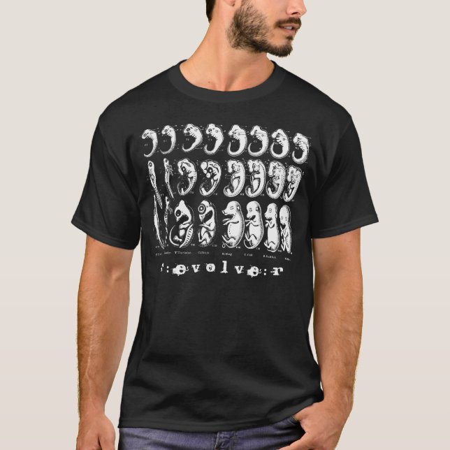 T-shirt foetus, r : e v o l v e : r (Devant)
